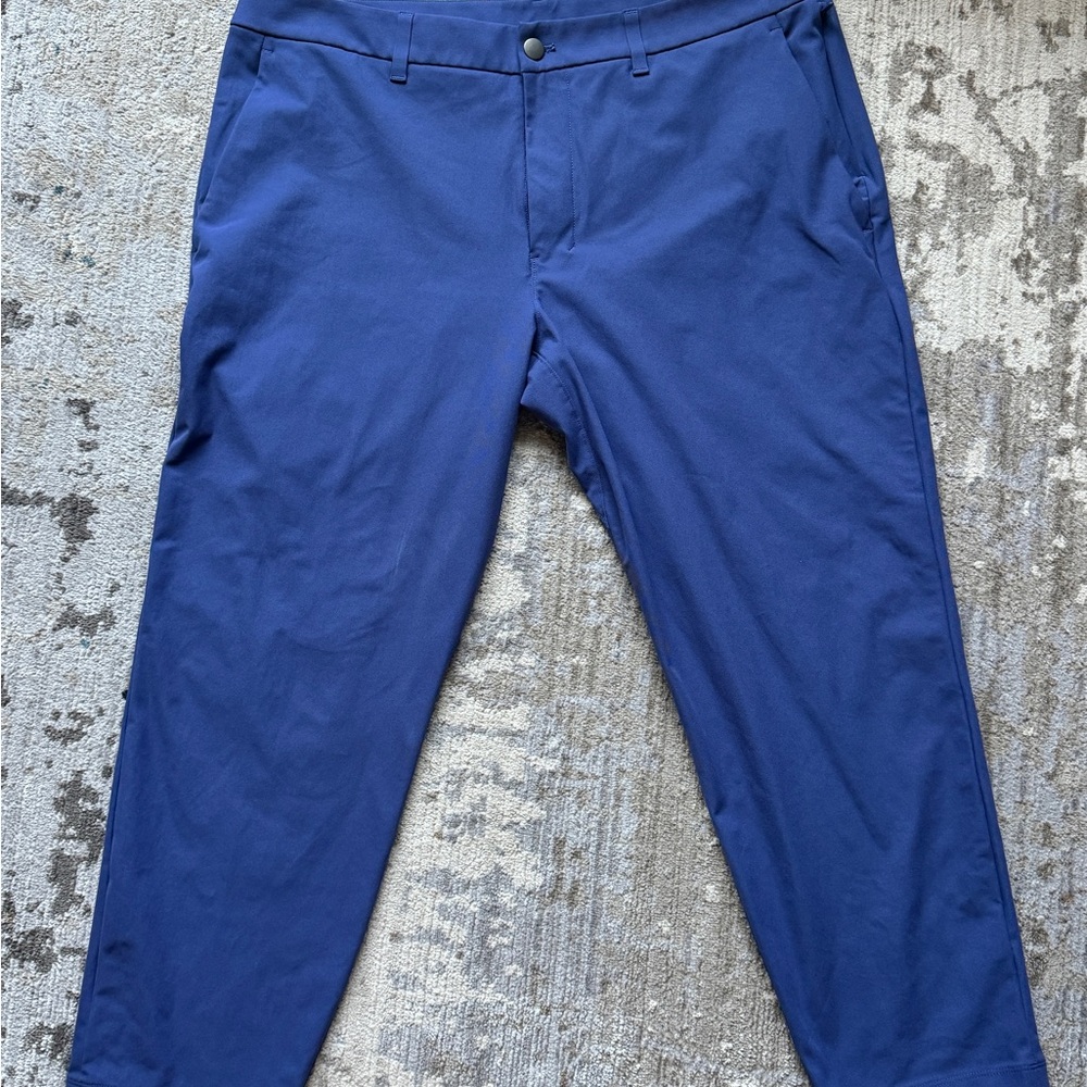Men's Blue Lululemon ABC Classic Fit Pants 36 x 28